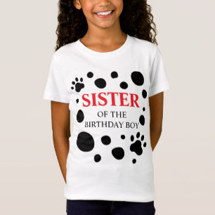 Dalmatiner Spots Schwester des Geburtstags T-Shirt