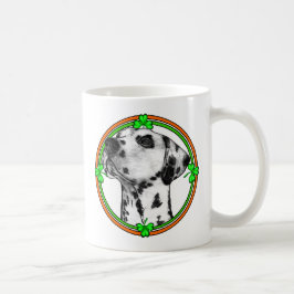 Dalmatiner St Patricks Day Tasse