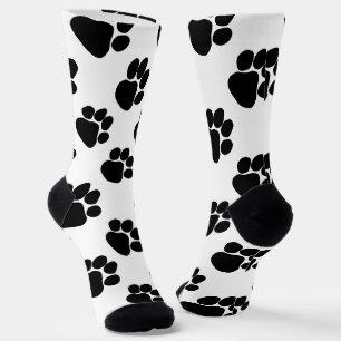 Dalmatiner Stil Hundepfoten Lustiges Geburtstagsge Socken