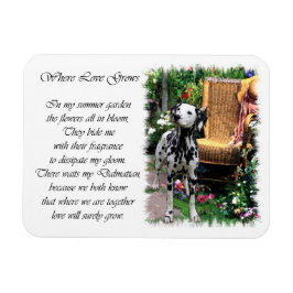Dalmatiner Summer Garden Magnet