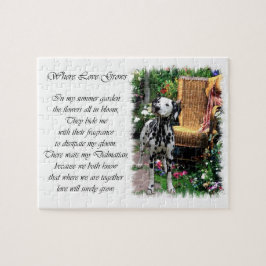 Dalmatiner Summer Garden Puzzle