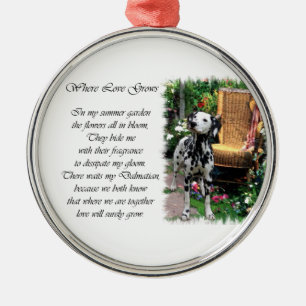 Dalmatiner Summer Garden Silbernes Ornament