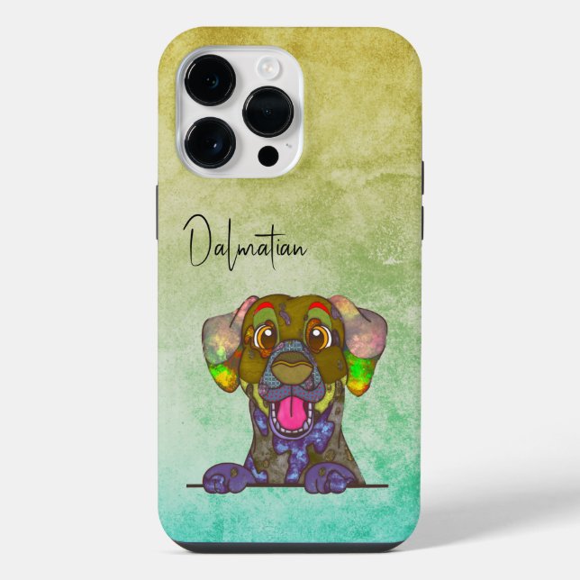 Dalmatiner Ugly Face Case-Mate iPhone Case Hülle (Rückseite)
