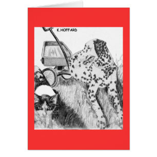 Dalmatiner und Kätzchen