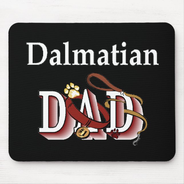Dalmatiner Vater Geschenke Mousepad (Vorne)