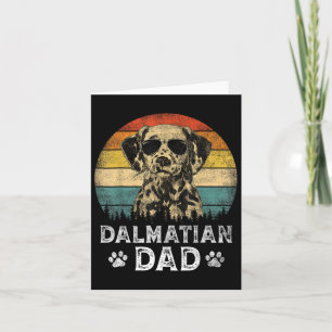 Dalmatiner Vater Hunde Liebhaber T-Shirt zum Vater Karte