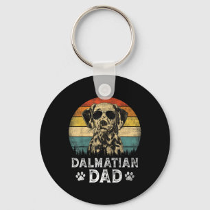 Dalmatiner Vater Hunde Liebhaber T-Shirt zum Vater Schlüsselanhänger