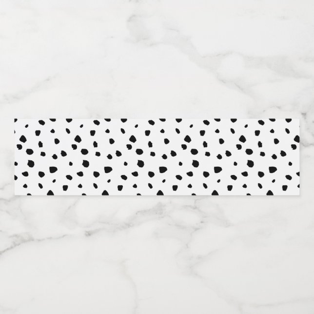 Dalmatiner Wasserflaschenetikett (Einzelnes Label)