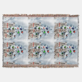 Dalmatiner Weihnachten Decke