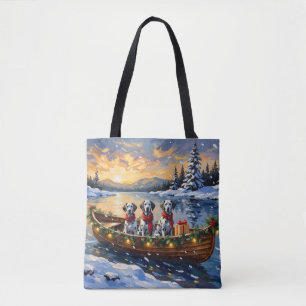 Dalmatiner Weihnachtsboot-Feiertag