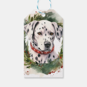 Dalmatiner-Weihnachtskranz Festiver Hund Geschenkanhänger