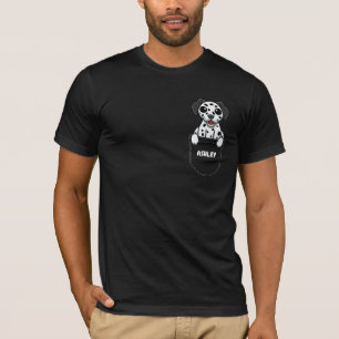 Dalmatiner Welpe süßer Hund in der Tasche T-Shirt