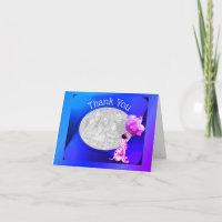 Dalmatiner Welpe und Rose Vielen Dank Foto-Karte