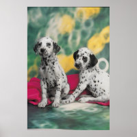 Dalmatiner Welppies Poster