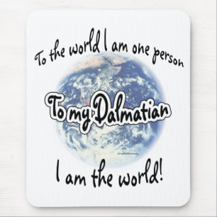 Dalmatiner Welt 2 Mousepad