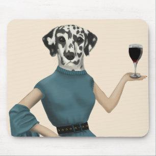 Dalmatiner Wine Snob Mousepad