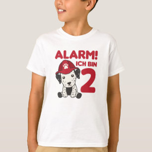 Dalmatiner Zwei Jahre alt Feuerwehr Hund 2. T-Shirt