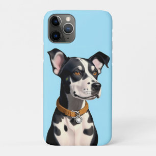 Dalmatinerhund mit schwarzen Flecken und Halsband Case-Mate iPhone Hülle