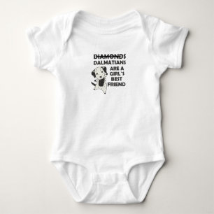 Dalmatiners Girls Best Friend Dalmatiner Baby Strampler