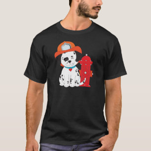 Dalmation Feuer-Hund T-Shirt