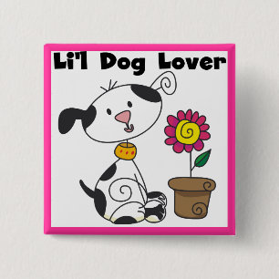 Dalmation Hundeliebhaber-T-Shirts und Geschenke Button