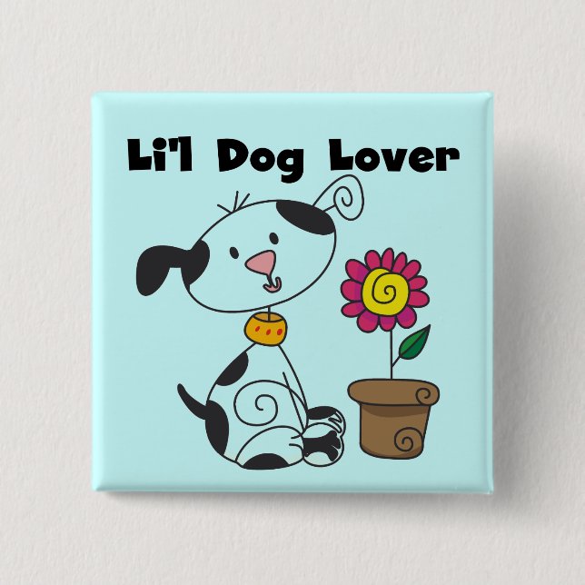 Dalmation Hundeliebhaber-T-Shirts und Geschenke Button (Vorderseite)