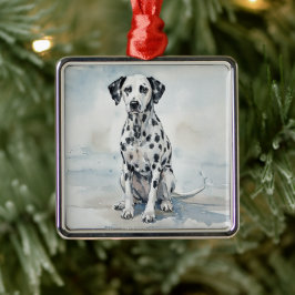 Dalmation Ornament Aus Metall