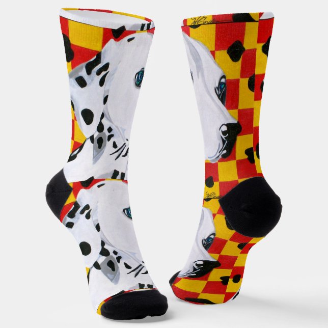Dalmation Socken (Gewinkelt)