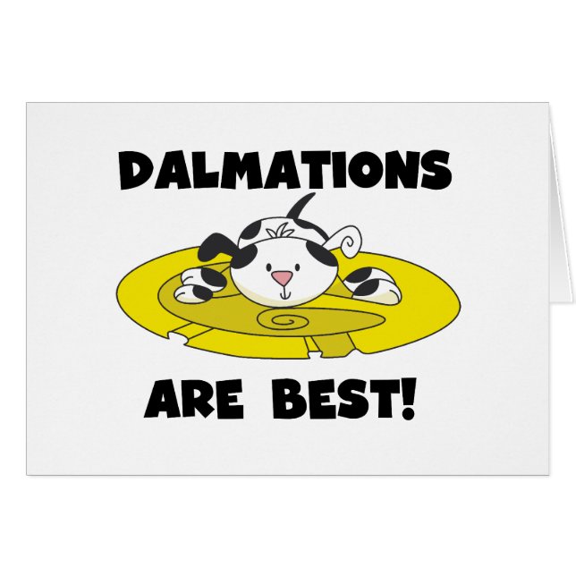 Dalmations sind die besten T - Shirt und Geschenke (Vorderseite (Horizontal))