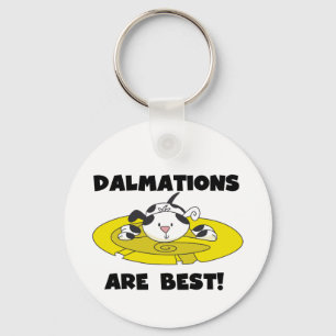 Dalmations sind die besten T - Shirt und Geschenke Schlüsselanhänger