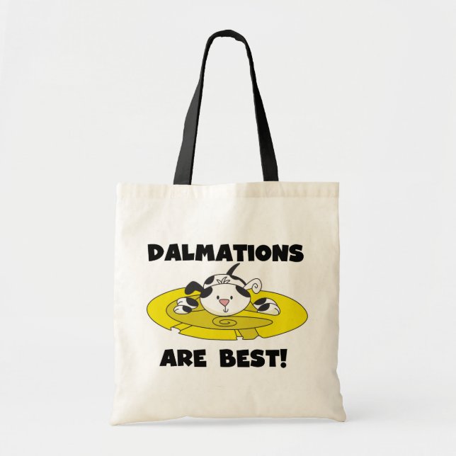 Dalmations sind die besten T - Shirt und Geschenke Tragetasche (Vorne)