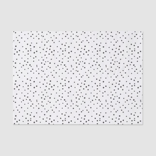 DALMATISIERUNGSPOTS niedlicher Spaß modern minimal Seidenpapier (Vorderseite)