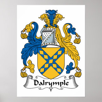 Dalrymple Familienwappen Poster