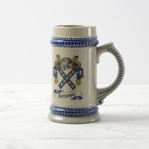 Dalrymple Wappen Stein - Familienwappen Bierglas