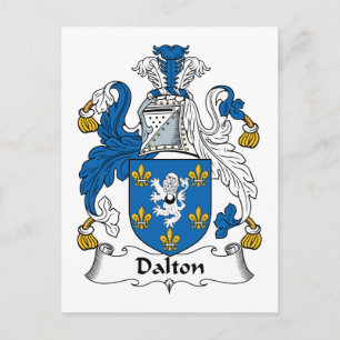 Dalton Familienwappen Postkarte