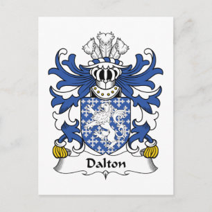 Dalton Familienwappen Postkarte