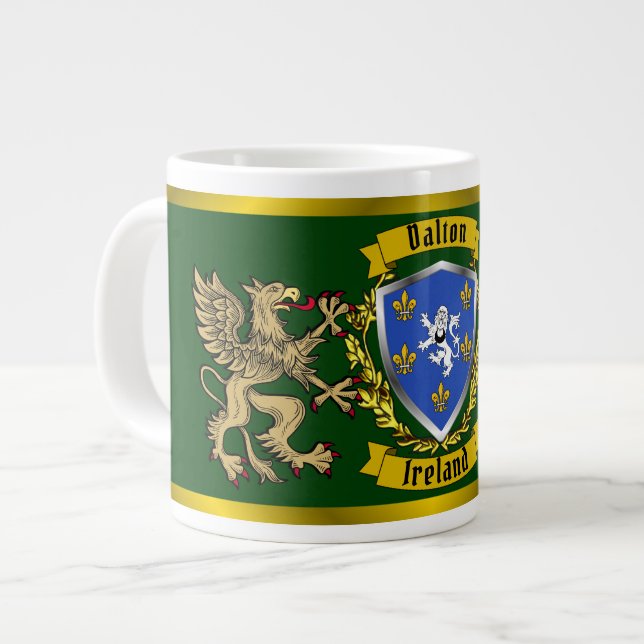 Dalton Irish Shield & Griffins Jumbo-Tasse (Vorderseite Links)