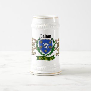 Dalton Irish Shield Personalisiert Beer Stein Bierglas