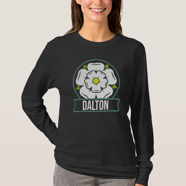 Dalton  Yorkshire  White Rose of Yorkshire Emblem T-Shirt (Vorderseite)