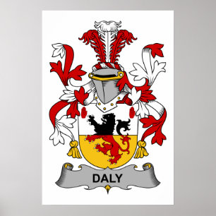 Daly Familienwappen Poster