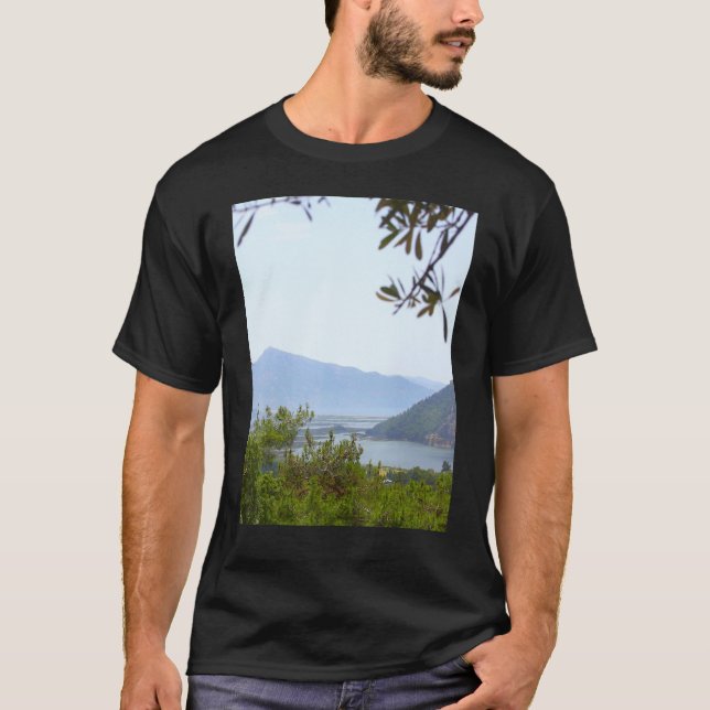 Dalyan-Delta und Mittelmeer T-Shirt (Vorderseite)