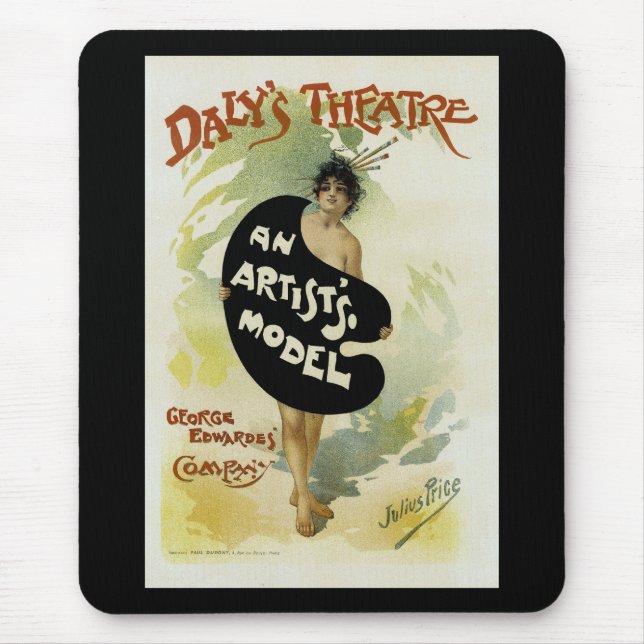 Daly's Theater ~ Ein Kunstmodell Mousepad (Vorne)