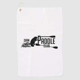 DAM PADDLE CLUB GOLF (CANOE KAYAK) TOWEL GOLFHANDTUCH