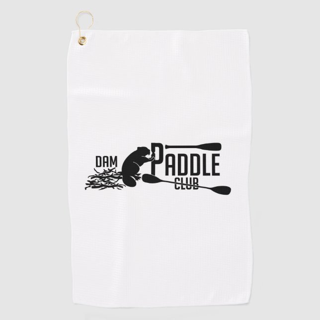 DAM PADDLE CLUB GOLF (CANOE KAYAK) TOWEL GOLFHANDTUCH (Vorderseite)