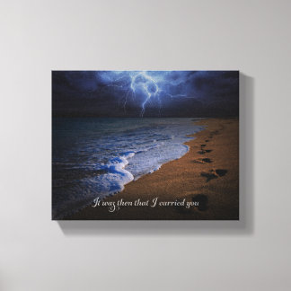 Damals habe ich Sie getragen - Canvas Print Leinwanddruck