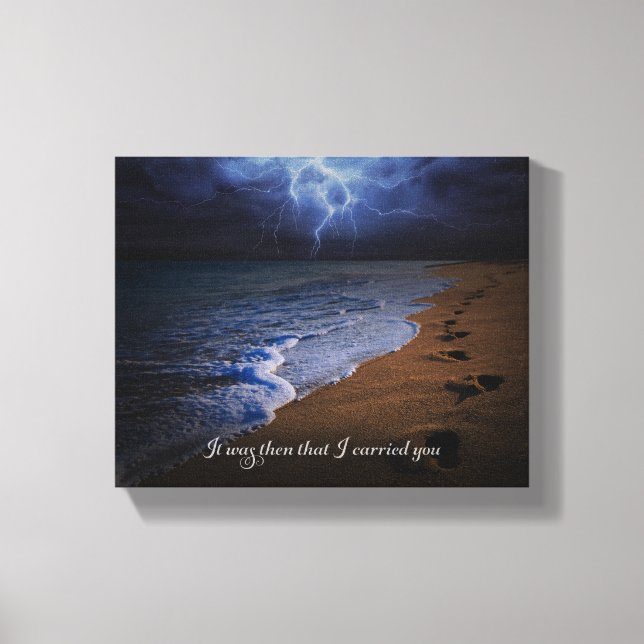 Damals habe ich Sie getragen - Canvas Print Leinwanddruck (Vorderseite)