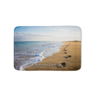 Damals war es, dass ich dich getragen habe. badematte