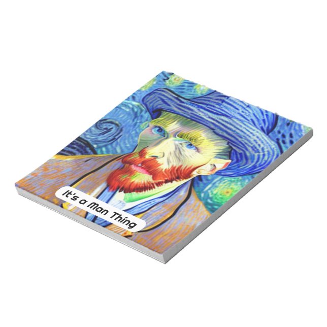 DaMan 5.5" x 6" Notepad - 40 Seiten Notizblock (Rotiert)