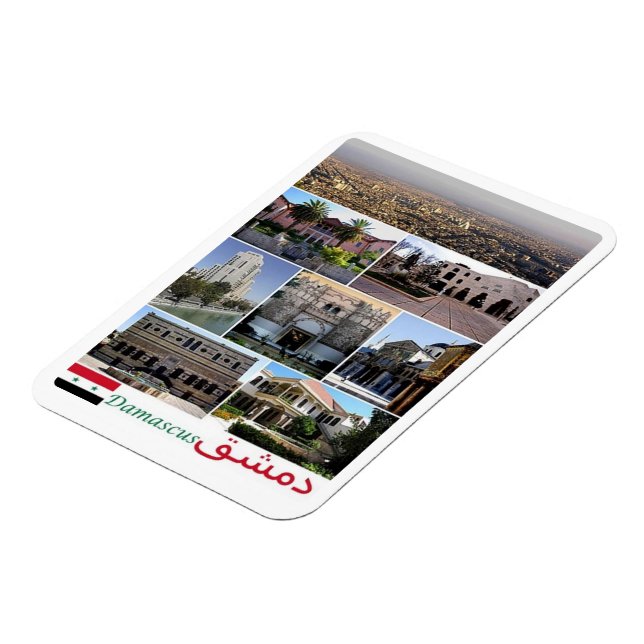 Damasco - Syrien - Mosaik - Magnet (Linke Seite)