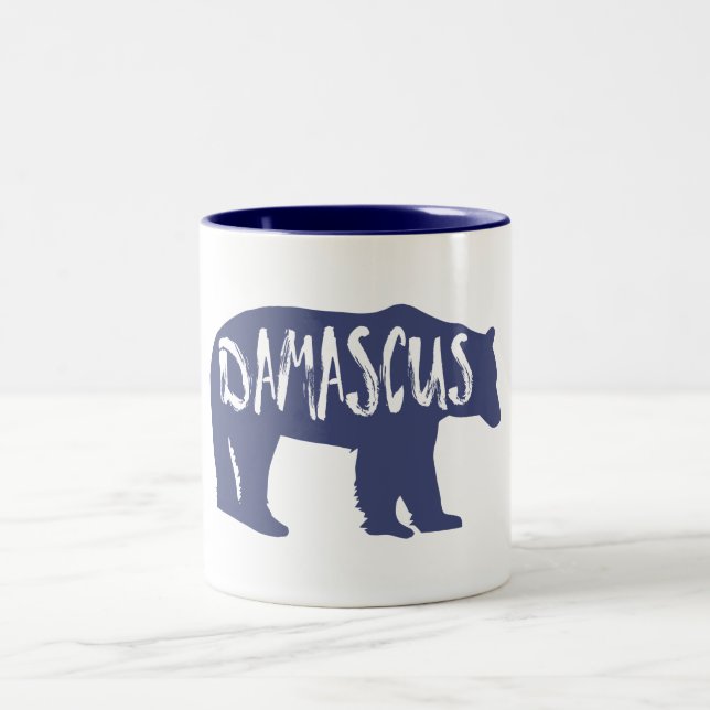 Damascus Virginia Bear Zweifarbige Tasse (Mittel)